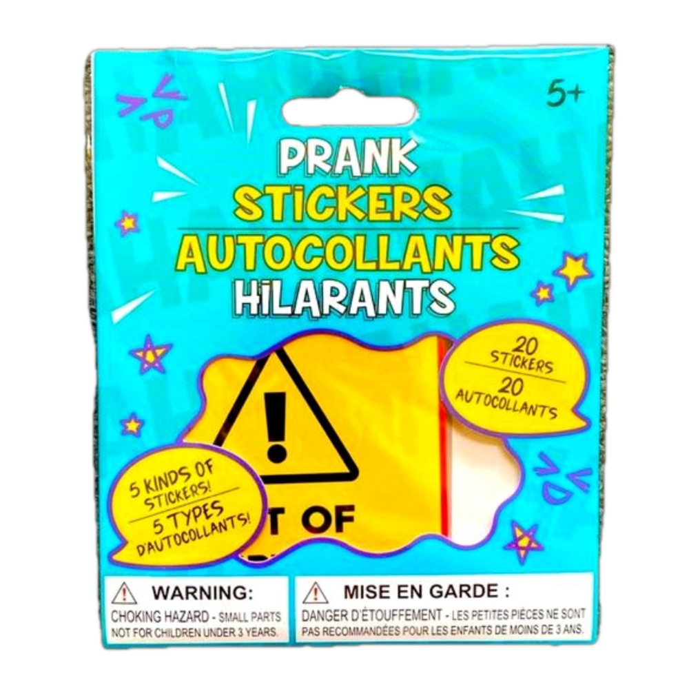 20 Pack of Prank Stickers - NWT